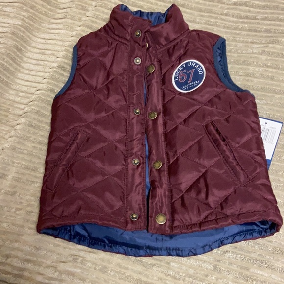 Lucky brand boy puffer vest 24 month - Picture 4 of 5